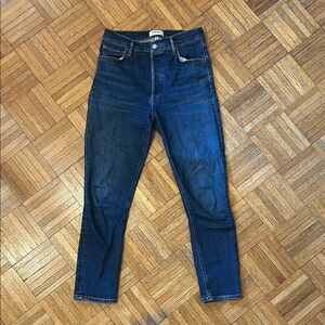Agolde High Rise Jeans - Dark Wash